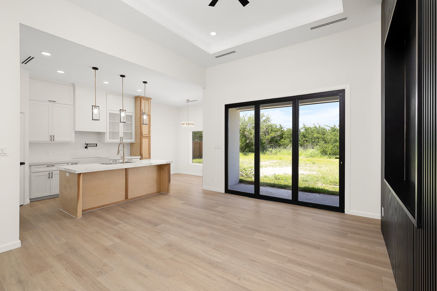 Completed custom home exterior — Kratos Construction, McAllen TX